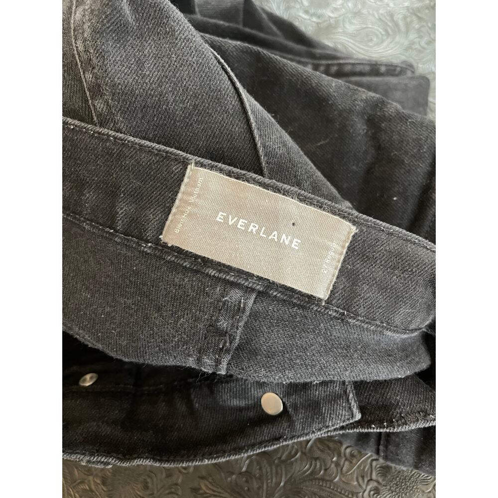 Everlane Jeans Women's 27R Slim Ankle Black - Picture 4 of 6